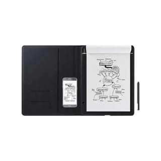 Wacom Bamboo Folio Smartpad Digital Notebook - Large (Dark Grey, A4/Letter, Ballpoint Pen) - CDS-810G