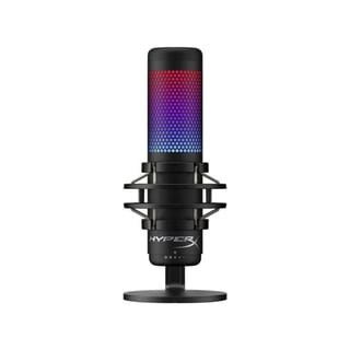 HyperX QuadCast S RGB USB Condenser Microphone (Stereo, Omnidirectional, Cardioid, Bidirectional, 20Hz-20kHz) - HMIQ1S-XX-RG/G