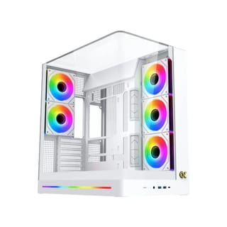 Xigmatek Pano II Tempered Glass E-ATX Gaming Case - White - EN48425