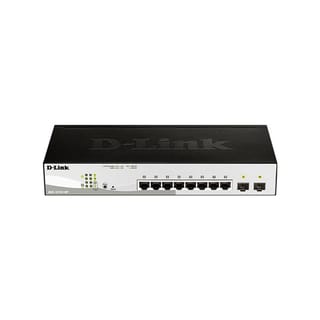 D-LINK 8 Port Gigabit PoE Smart Managed Switch - DGS-1210-10P-E