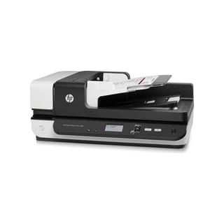 HP Scanjet Enterprise Flow 7500 Flatbed Document Scanner - White (600 dpi, 75 ppm, 24-bit Color Depth) - L2725B
