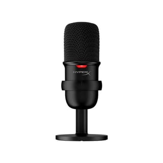 HyperX SoloCast Streaming Microphone USB Condenser Plug N Play (Black/Gold) - HMIUS1X-XX-BK/G