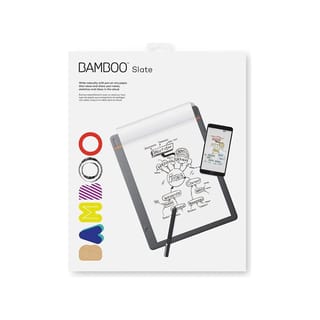 Wacom Bamboo Slate Smartpad - Large | Medium Grey with Orange Accent | A4/Letter Size - CDS-810S