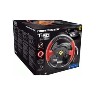 Thrustmaster T150 Ferrari Force Feedback Wheel Racing Wheel (28cm Diameter, PS4/PS3/PC, Red) - TM-WHL-T150FRARI-FFB