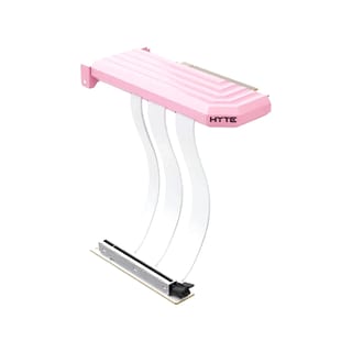 HYTE PCIe 5.0 Full x16 Bandwidth Maximum Stability Hyper Riser Cable - Strawberry Milk | ACC-HYTE-PCIE50-SM