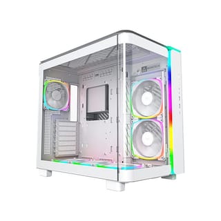 Montech KING 95 PRO Dual-chamber Mid-Tower Gaming Case - White - MO-CA-KING95-PRO-WH