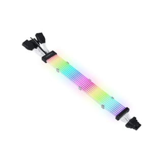 LIAN LI Strimer Plus V2 12VHPWR ARGB Extension Cable (12+4 Pin to 3x8 Pin) 8 Light Guides - G89.PW168-8PV2.00