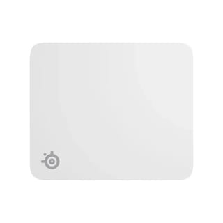 SteelSeries QcK Cloth Gaming Mouse Pad (Large) - White (Micro-woven Cloth, Non-Slip Base, Large Size, Durable) - 63464