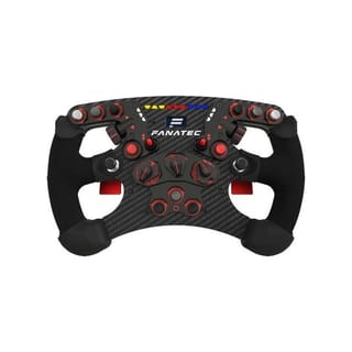 Fanatec ClubSport Steering Wheel Formula V2 | CS SWFORM V2X (Formula Style, Alcantara Grips, OLED Display) - CS SWFORM V2X