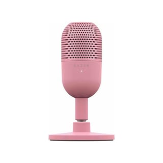 Razer Seiren V3 Mini Ultra-Compact USB Microphone - Pink (14mm Condenser, Supercardioid, Tap-to-Mute) - RZ19-05050200-R3M1