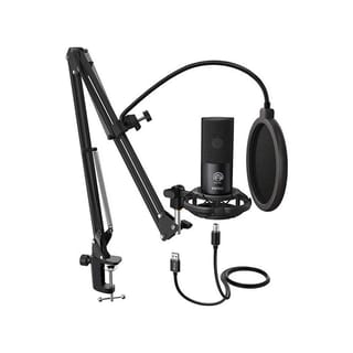 FIFINE T669 Studio Condenser USB Microphone Kit with Accessories (Cardioid, 20-20kHz) - T669