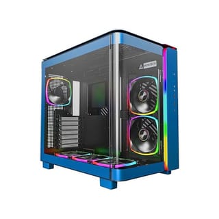 Montech KING 95 PRO Dual-chamber Mid-Tower Gaming Case - Blue - MO-CA-KING95-PRO-BLUE
