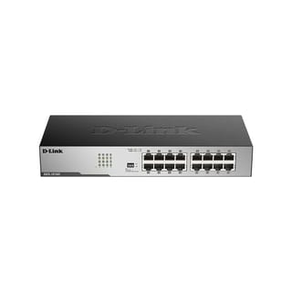 D-Link DES-1016D 16-Port Fast Ethernet Unmanaged Switch (PoE Capable) - DES 1016D