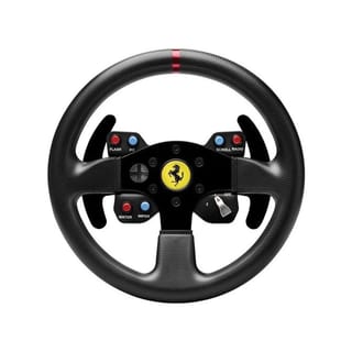 Thrustmaster Ferrari 458 Challenge Edition GTE Add-On Wheel - Black (11-inch Replica, Quick-Release, Paddle Shifters) - TM-WHL-GTE-F458-ADDON