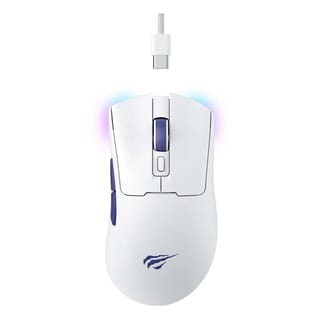 HAVIT Quad-mode 2.4GHz Wireless Gaming Mouse - White - MS966WB-White