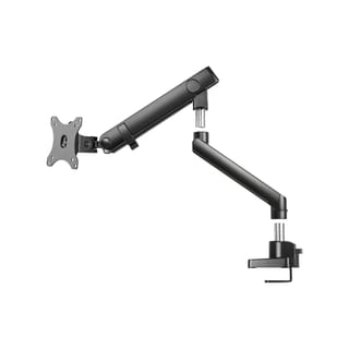 SilverStone ARM13 Single Monitor VESA Mounting Mechanical Arm - Black (17"-32", 9kg Max, Clamp/Grommet Mount) - SST-ARM13