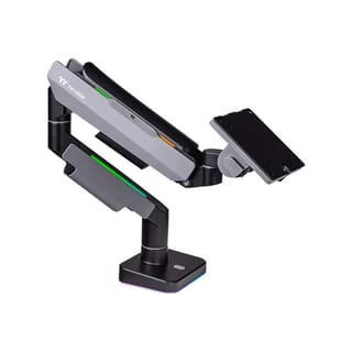 Thermaltake Single RGB Gaming Monitor Arm - Dark Grey, Matte Black - GEA-MSR-SMSBLK-01