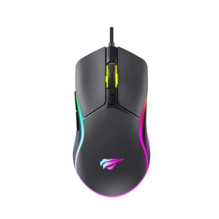 HAVIT Dynamic RGB Backlit Gaming Mouse (1200-7200 DPI, 6 Buttons) - MS1029