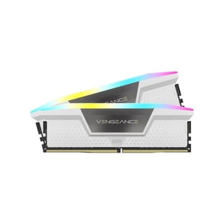 Corsair Vengeance RGB 32 GB (2X16) DDR5 6000MHz RAM Memory (CL36, XMP/EXPO, White) – CMH32GX5M2E6000Z36W