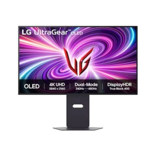 LG UltraGear 32GS95UV-B 32" 4K UHD Dual-Mode OLED 240Hz/480Hz 0.03ms Flat Gaming Monitor - Black | 32GS95UV-B