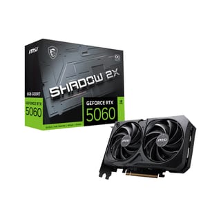 MSI GeForce RTX 5060 8G SHADOW 2X OC Graphics Card, 8GB GDDR7, DLSS 4 - 912-V537-019