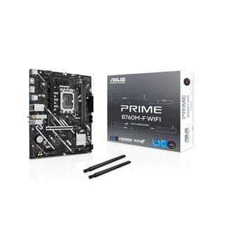 ASUS PRIME B760M-F WIFI LGA 1700 Micro-ATX Motherboard - 90MB1N00-M0EAY0