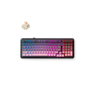 MCHOSE K99 V2 Wireless Icy Creamsicle Switches Mechanical Keyboard - Black Pink | MC-K99V2-9