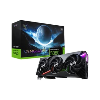 MSI GeForce RTX 5080 VANGUARD OC Graphics Card, 16GB GDDR7, DLSS 4 - G5080-16VGC