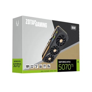 ZOTAC GAMING GeForce RTX 5070 Ti SOLID Graphics Card, 16GB GDDR7, DLSS 4 - ZT-B50710D-10P