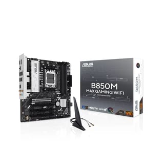 ASUS B850M MAX GAMING WIFI AM5 DDR5 Micro-ATX Motherboard - 90MB1LL0-M0EAY0