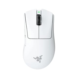 Razer DeathAdder V4 Pro White Optical Wireless Gaming Mouse (Focus Pro 45K Optical Sensor, 8000Hz Report Rate, 56g Lightweight) - RZ01-05330200-R3G1