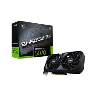 MSI GeForce RTX 5070 SHADOW 2X OC Graphics Card, 12GB GDDR7, DLSS 4 - 912-V532-011