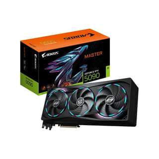 GIGABYTE AORUS GeForce RTX 5090 MASTER Graphics Card, 32GB GDDR7, DLSS 4 - GV-N5090AORUS-M-32GD