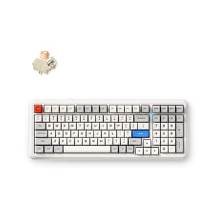 MCHOSE K99 V2 Wireless Icy Creamsicle Switch Mechanical Keyboard - Retro White | MC-K99V2-11