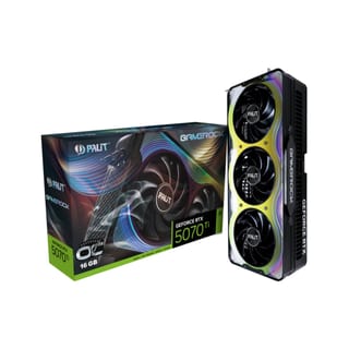 PALIT GeForce RTX 5070 Ti GAMEROCK OC Graphics Card, 16GB GDDR7, DLSS 4 - NE7507TH19T2-GB2030G