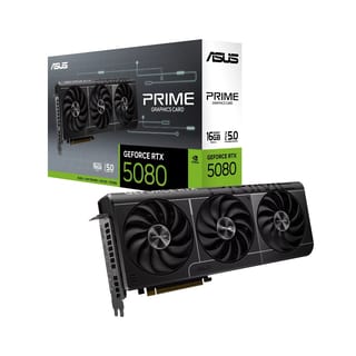 ASUS PRIME GeForce RTX 5080 Graphics Card, 16GB GDDR7, DLSS 4 - 90YV0LX1-M0NA00