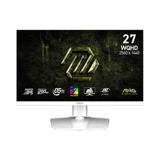 MSI MAG 274QRFW E20 27" WQHD Rapid IPS 200Hz 0.5ms Flat Gaming Monitor - White | 9S6-3CF99T-001