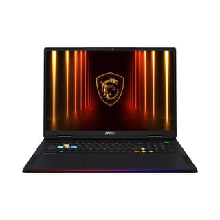 MSI Raider 18 HX AI A2XWJG Gaming Laptop (GeForce RTX 5090, Intel Core Ultra 9 275HX, 64GB RAM, 2TB SSD, 18" UHD+ 120Hz, Windows 11 Home, Black) - 9S7-182462-058
