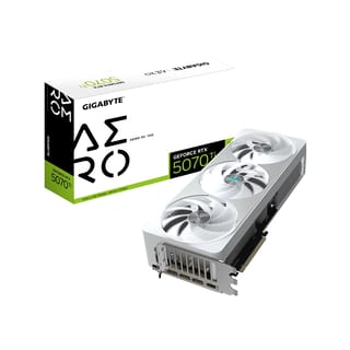 GIGABYTE GeForce RTX 5070 Ti AERO OC 16G Graphics Card, 16GB GDDR7, DLSS 4 - GV-N507TAERO-OC-16GD