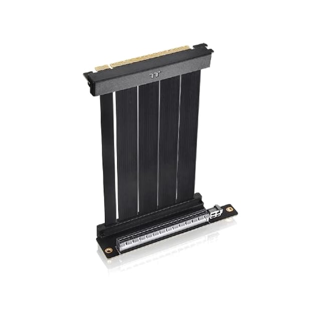 Thermaltake PCI-E 4.0 Dual 90 Degree 130mm Riser Cable | AC-071-CO1OTN-C1