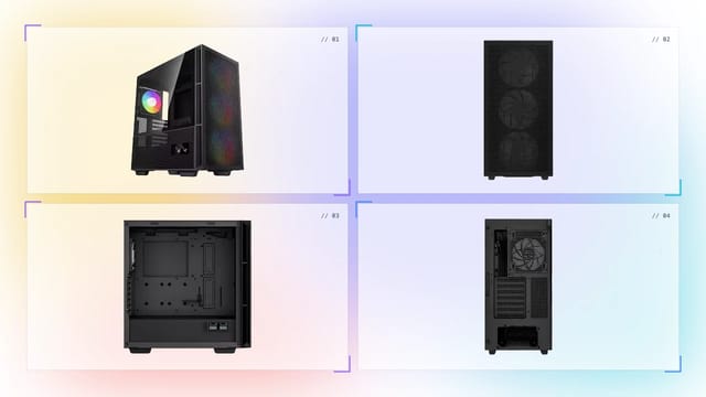 DeepCool CH560 ARGB Black Mid-Tower Case in Oman