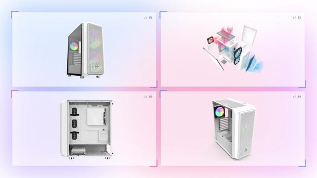 Montech Air X RGB White Gaming Case in Oman