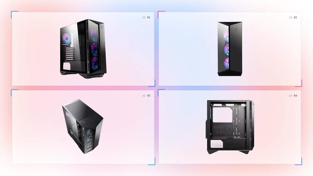 Msi MPG GUNGNIR 110R Mid Tower ARGB Gaming Case in Oman