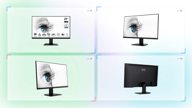 MSI PRO MP273A 27″ IPS FHD Gaming Monitor in Oman
