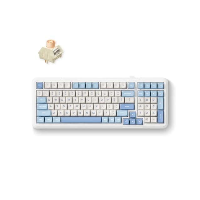 MCHOSE K99 V3 Wireless Icy Creamsicle Switch Mechanical Keyboard - Sky Blue | HW-K99V3-2