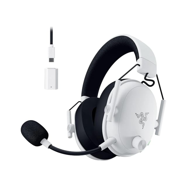Razer BlackShark V3 Gaming Headset - White | RZ04-05410400-R3M1