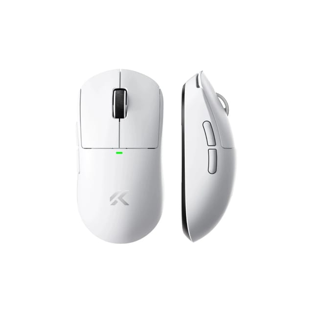 MCHOSE A5 V3 Ultralight 8K Wireless Ergonomic Gaming Mouse - White | MC-A5V3-2