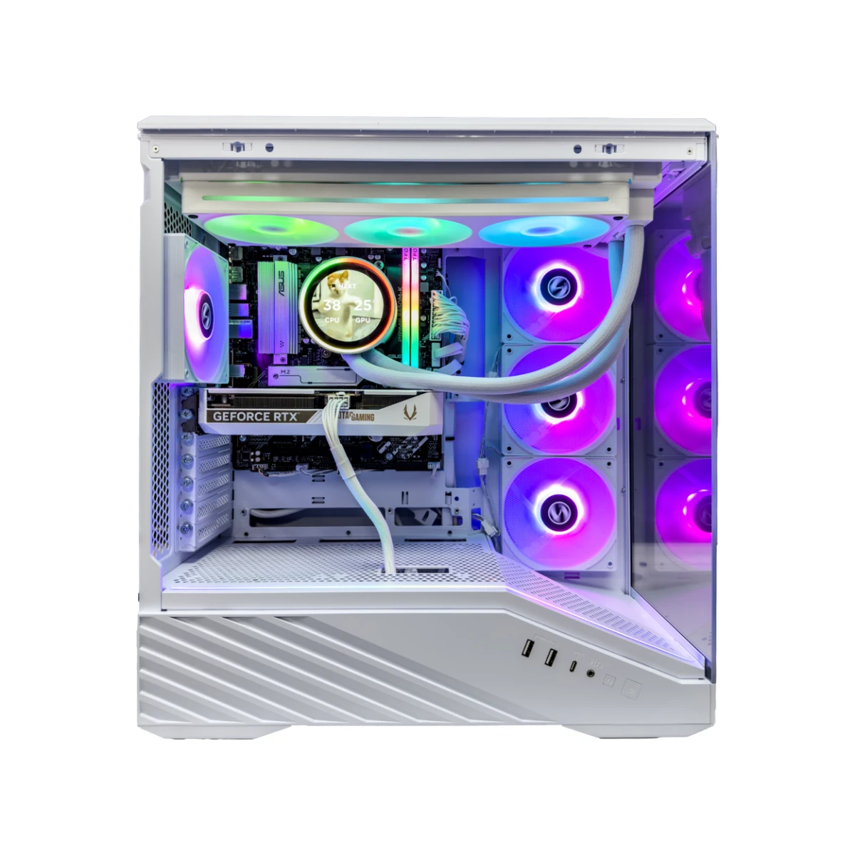Gaming PC V100 (Ryzen 7 9700X, 32 GB DDR5 RAM, RTX 5060 Ti 16GB GPU) view 2