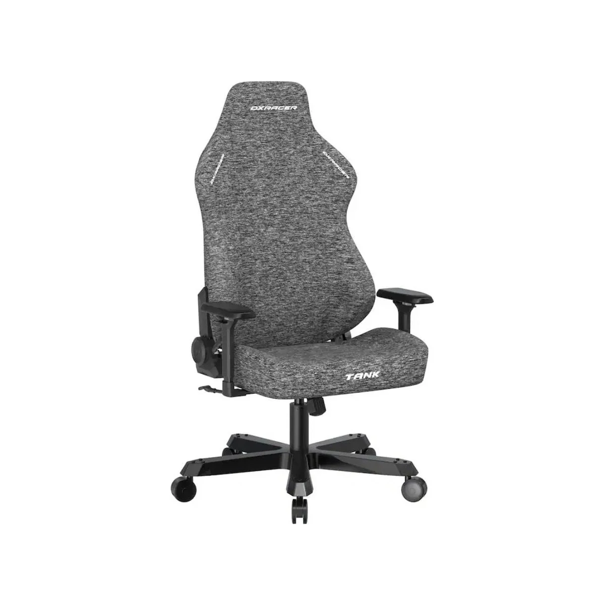 DXRACER Tank Series XXL Fabric Gaming Chair - Gray (XXL, Fabric, Steel Frame, Max 400 lbs) - GC/XXLTM23FBE/G view 2