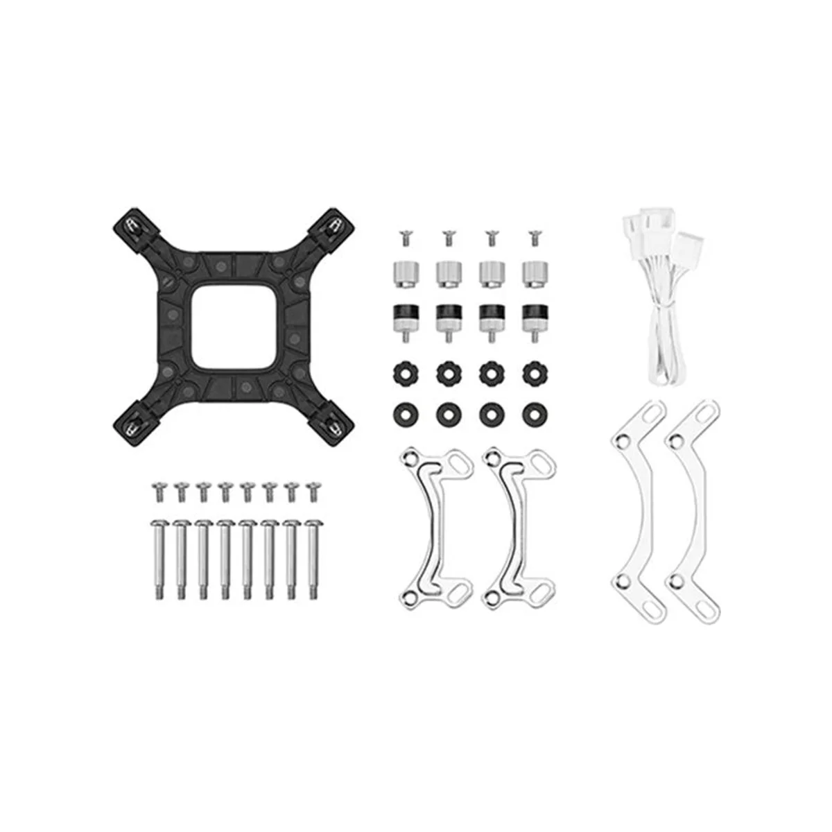 DEEPCOOL LE240 V2 240mm ARGB AIO Liquid Cooler - White - R-LE240-WHAMMN-G-2-1 view 5